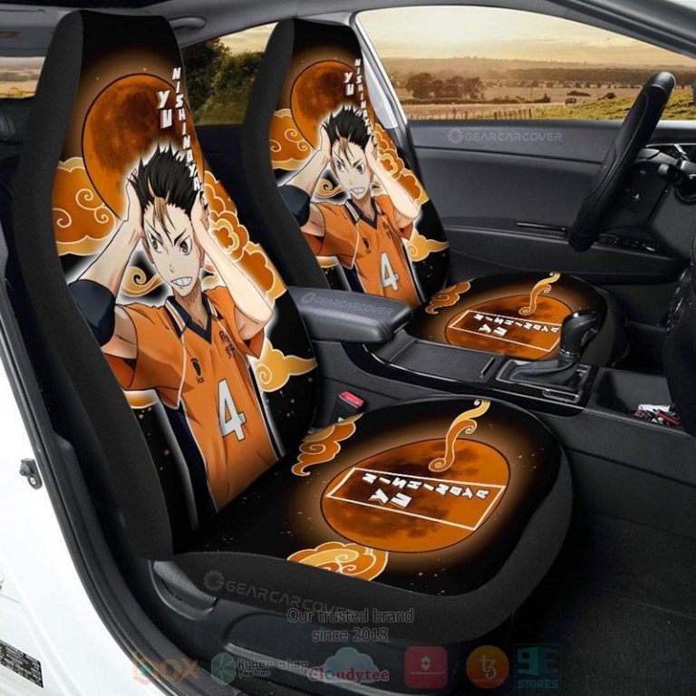 HAIKYU Yu Nishinoya Anime Car Seat Covers