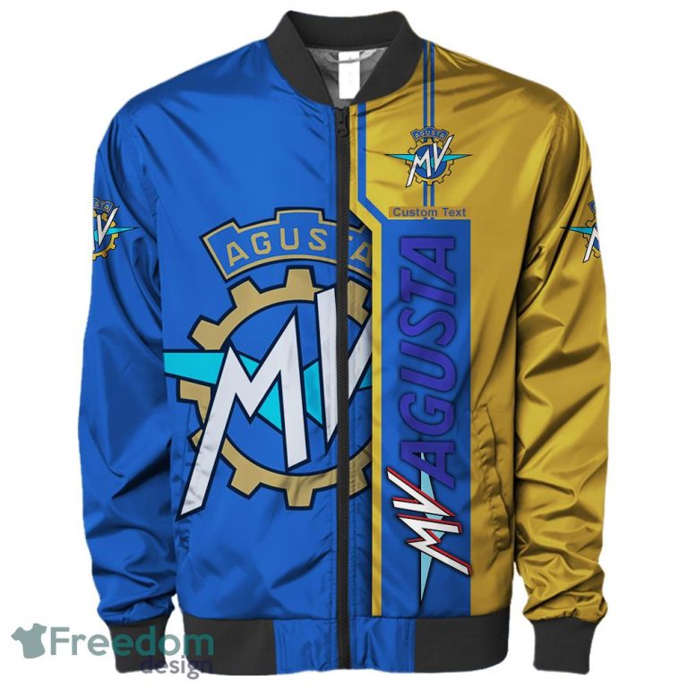 MV Agusta Custom Text Logo Bomber Jacket