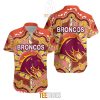 NRL Brisbane Broncos Indigenous Warm Vibes Hawaiian Shirt