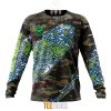 NRL Canberra Raiders Custom Name Number Special Camo Fishing Sweatshirt