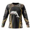 NRL Dolphins Custom Name Number Special Camo Hunting Sweatshirt