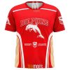 NRL Dolphins Custom Name Number Special Sideline T-Shirt