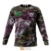 NRL Manly Warringah Sea Eagles Custom Name Number Special Camo Fishing Sweatshirt