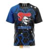 NRL Newcastle Knights Custom Name Number MotoCross Style T-Shirt