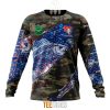 NRL Newcastle Knights Custom Name Number Special Camo Fishing Sweatshirt