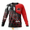 NRL Penrith Panthers Custom Name Number Motocross Concept Sweatshirt