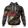 NRL Penrith Panthers Custom Name Number Special Camo Fishing Pullover Hoodie