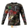 NRL Penrith Panthers Custom Name Number Special Camo Fishing Sweatshirt