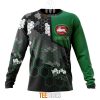 NRL South Sydney Rabbitohs Custom Name Number Motocross Concept Sweatshirt
