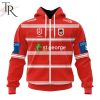 NRL St. George Illawarra Dragons Custom Name Number 2024 Alternate Jersey Zip Up Hoodie