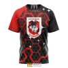 NRL St. George Illawarra Dragons Custom Name Number MotoCross Style T-Shirt