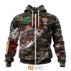 NRL Wests Tigers Custom Name Number Special Camo Fishing Zip Up Hoodie