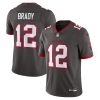 Tampa Bay Buccaneers Tom Brady Nike Pewter Alternate NFL Limited Jersey