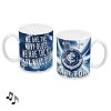 AFL Carlton Blues Musical White Ceramic Mug