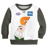 AFL Greater Western Sydney Giants Custom Name Number Family Guy Guernsey Kids Sweatshirt