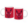 AFL Melbourne Demons Possessed Logo White Ceramic Mug