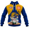 AFL West Coast Eagles Custom Name Number Family Guy Guernsey Pullover Hoodie