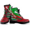 NRL South Sydney Rabbitohs Custom Text Victorian Vibes Leather Boots