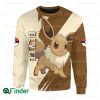 POKEMON Eevee Brown Sweatshirt
