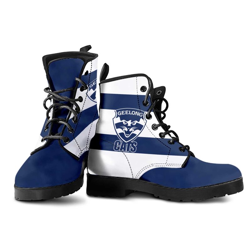 AFL Geelong Cats Leather Boots