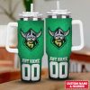 Canberra Raiders Custom Name Number Special Edition Tumbler With Handle