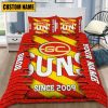 Gold Coast Suns Custom Name Special Edition Doona Cover