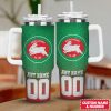 South Sydney Rabbitohs Custom Name Number Special Edition Tumbler With Handle