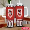 St. George Illawarra Dragons Custom Name Number Special Edition Tumbler With Handle