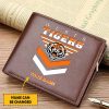 Wests Tigers Custom Name Special Edition Leather Wallet