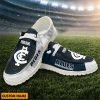 Carlton Blues Custom Name New Style Hey Dude Shoes