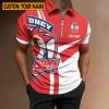 Sydney Roosters Custom Name Sporty Style Zipper Polo Shirt