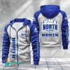 North Melbourne Kangaroos New Style Raglan Zipper Hoodie