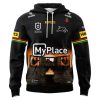 NRL Penrith Panthers Custom Name Number ANZAC 2025 Jersey Pullover Hoodie