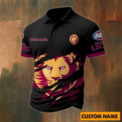 Brisbane Lions Custom Name New Edition Polo Shirt