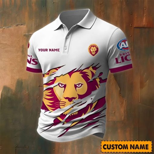 Brisbane Lions Custom Name New Edition Polo Shirt