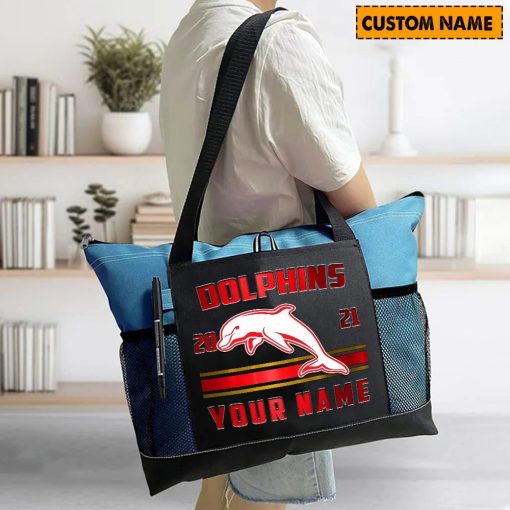Dolphins Custom Name New Style Eco Tote Bag