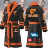 Greater Western Sydney Giants Custom Name New Version Fleece Bathrobe