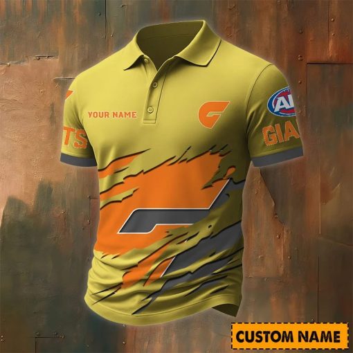 Greater Western Sydney Giants Custom Name New Edition Polo Shirt