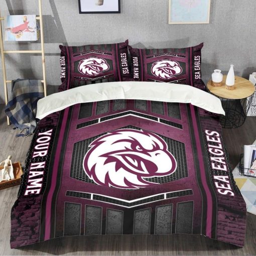 Manly Warringah Sea Eagles Custom Name New Edition Doona Cover
