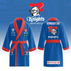 Newcastle Knights Custom Name New Edition Fleece Bathrobe