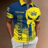 North Queensland Cowboys Custom Name New Style Skull Zipper Polo Shirt