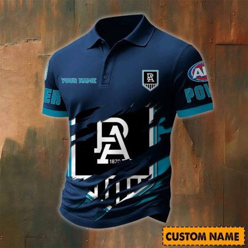 Port Adelaide Power Custom Name New Edition Polo Shirt