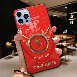St. George Illawarra Dragons Custom Name New Style Phone Case