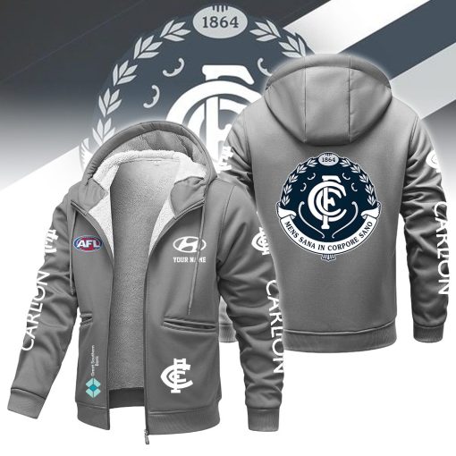 Carlton Blues Custom Name New Version Zipper Jacket
