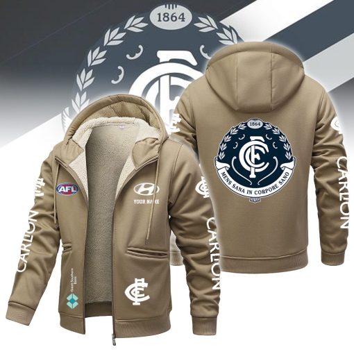 Carlton Blues Custom Name New Version Zipper Jacket