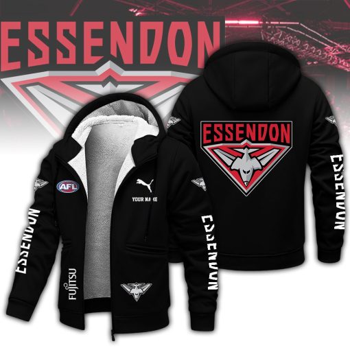 Essendon Bombers Custom Name New Version Zipper Jacket