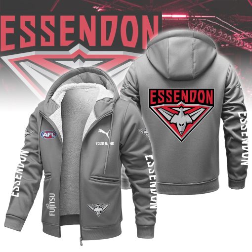 Essendon Bombers Custom Name New Version Zipper Jacket