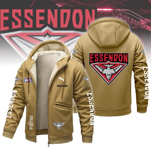 Essendon Bombers Custom Name New Version Zipper Jacket