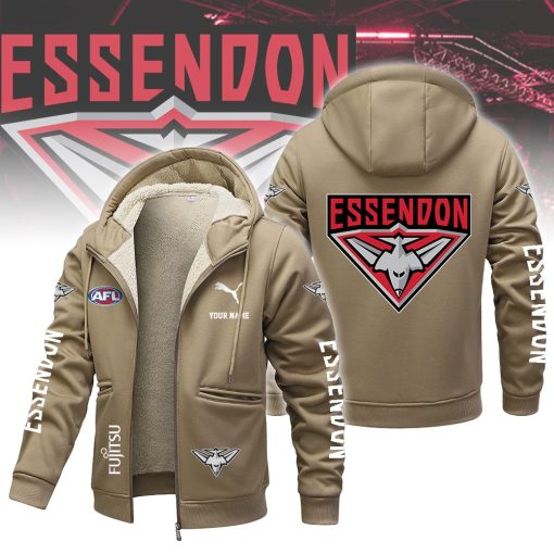 Essendon Bombers Custom Name New Version Zipper Jacket