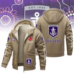 Fremantle Dockers Custom Name New Version Zipper Jacket